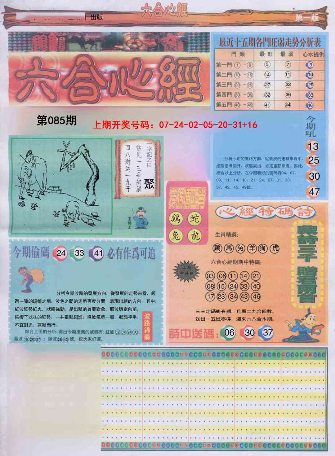085期六合心经A[图]