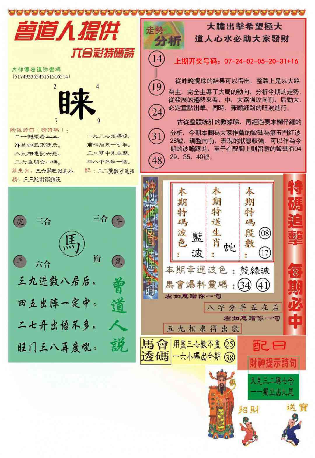 085期曾道人内幕B加大版[图]