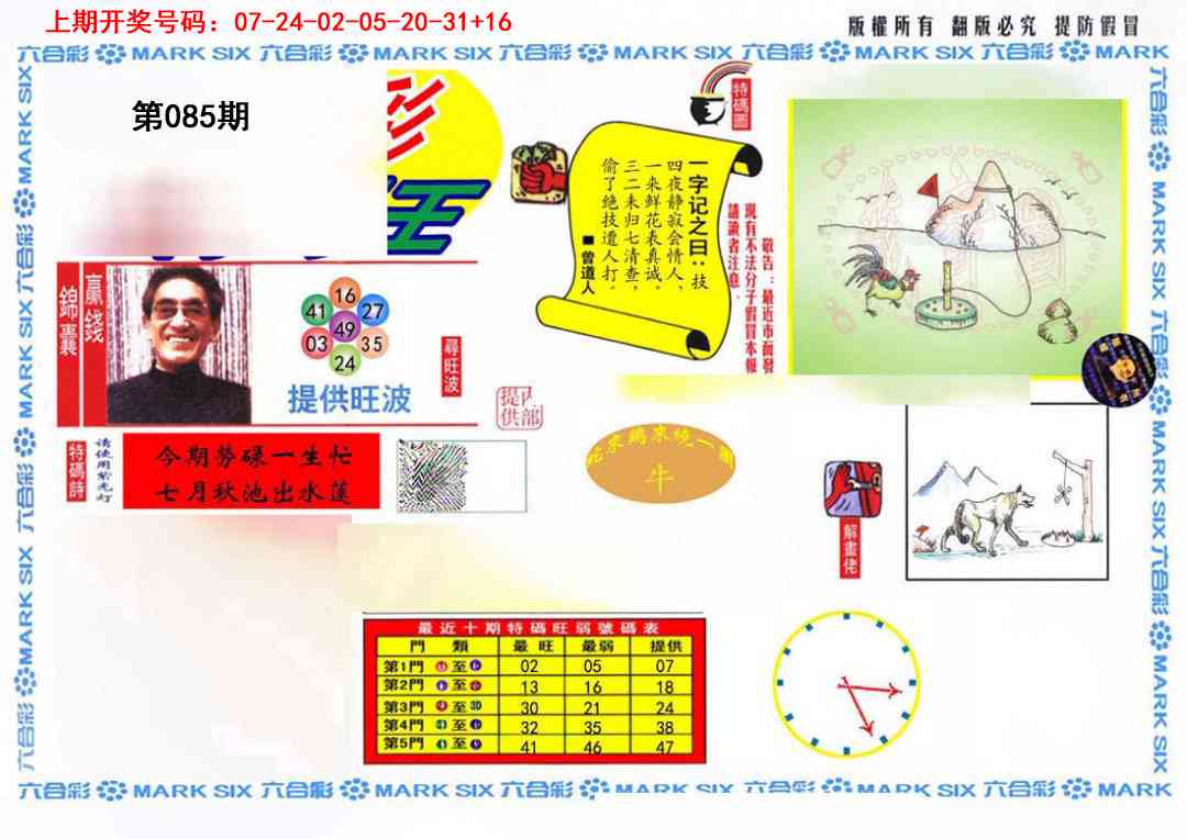 085期特码王(信封)[图]